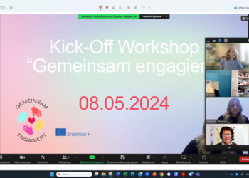 Kick-Off-Workshop Erasmus+ „Gemeinsam engagiert!“