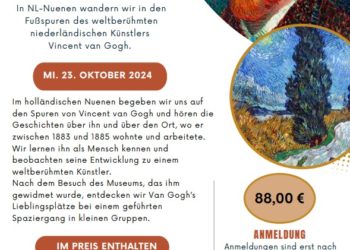 Ankündigung Exkursion: Auf den Spuren von Vincent Van Gogh