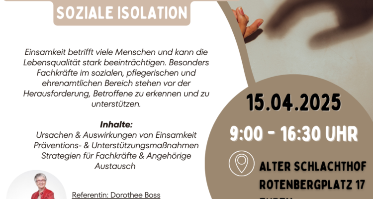 Seminar: Einsamkeit erkennen & handeln